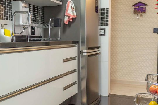 Cozinha de apartamento à venda com 3 quartos, 118m² em Lauzane Paulista, São Paulo