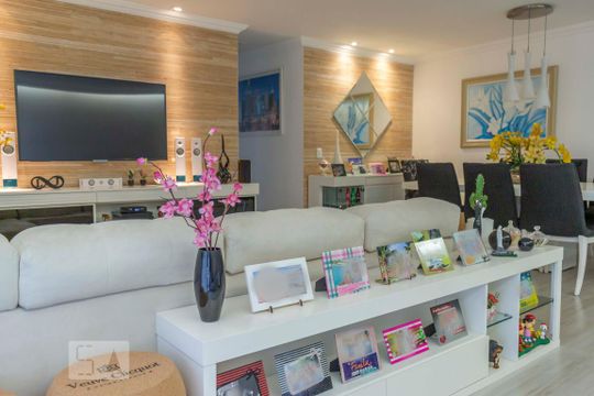 Sala de apartamento à venda com 3 quartos, 118m² em Lauzane Paulista, São Paulo