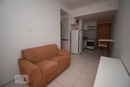 Sala de apartamento para alugar com 1 quarto, 30m² em Norte (águas Claras), Brasília