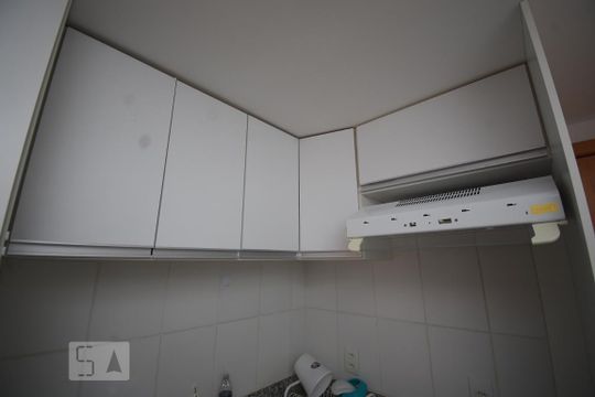 Cozinha - Armários de apartamento para alugar com 1 quarto, 30m² em Norte (águas Claras), Brasília