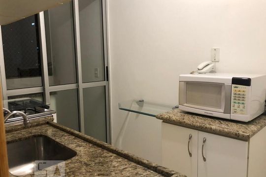 Cozinha de apartamento para alugar com 2 quartos, 47m² em Vila Cruz das Almas, São Paulo