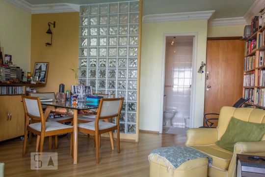 Sala de apartamento para alugar com 2 quartos, 69m² em Vila Andrade, São Paulo