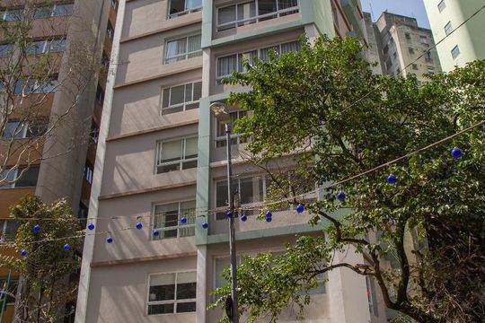 Fachada de kitnet/studio à venda com 1 quarto, 35m² em Consolação, São Paulo