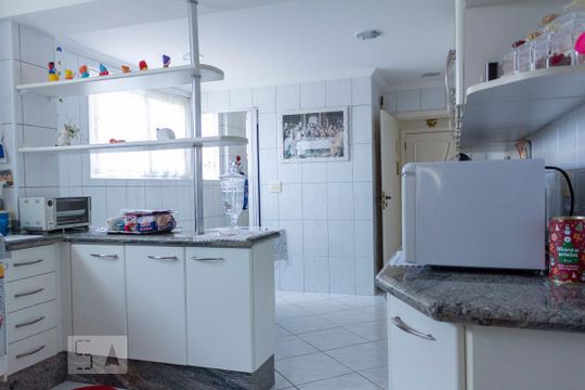 Cozinha de apartamento à venda com 3 quartos, 195m² em Vila Mariana, São Paulo