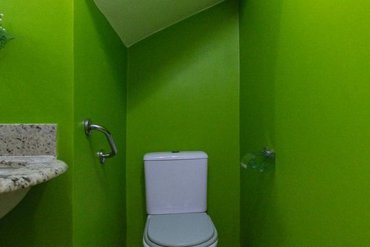 Lavabo (1º andar) de casa de condomínio à venda com 4 quartos, 117m² em Pechincha, Rio de Janeiro