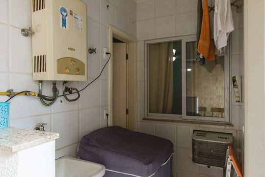 Área de Serviço (1º andar) de casa de condomínio à venda com 4 quartos, 117m² em Pechincha, Rio de Janeiro