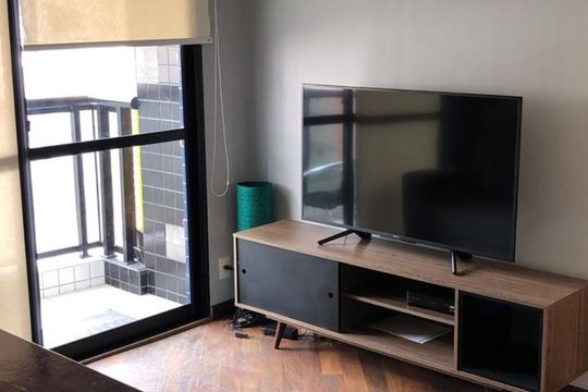 Sala de apartamento para alugar com 1 quarto, 41m² em Vila Nova Conceição, São Paulo