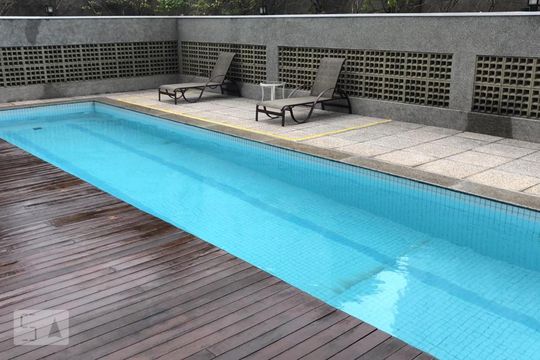 Área Comum do Prédio de apartamento para alugar com 1 quarto, 41m² em Vila Nova Conceição, São Paulo