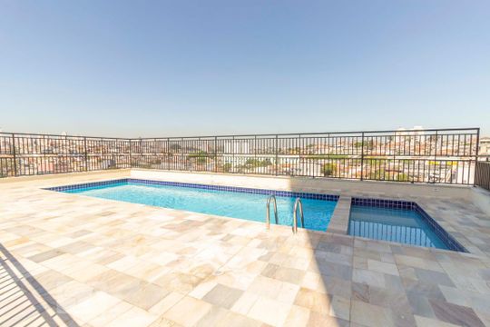 Área comum - Piscina de apartamento para alugar com 1 quarto, 49m² em Vila Basileia, São Paulo