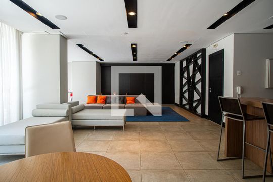 Área comum - Salão de festas de kitnet/studio para alugar com 1 quarto, 41m² em Consolação, São Paulo