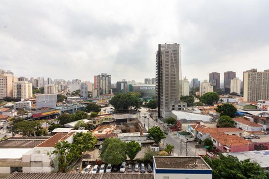 Varanda Vista de kitnet/studio para alugar com 1 quarto, 25m² em Perdizes, São Paulo