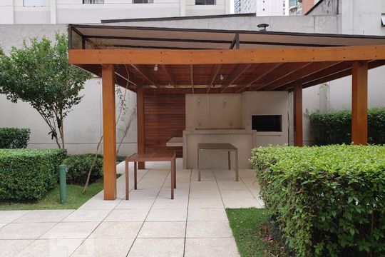 Área comum - Churrasqueira de apartamento para alugar com 2 quartos, 60m² em Bela Vista, São Paulo