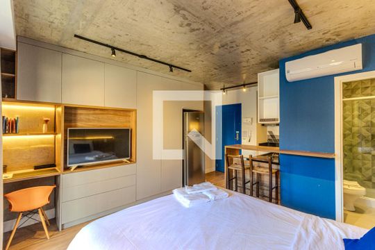 Studio de kitnet/studio para alugar com 1 quarto, 29m² em Centro, São Paulo
