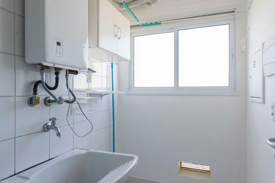 Área de serviço de apartamento à venda com 3 quartos, 69m² em Vila Brasílio Machado, São Paulo