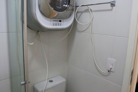 Banheiro/Máquina de lavar de kitnet/studio à venda com 1 quarto, 43m² em Jardim Ampliação, São Paulo