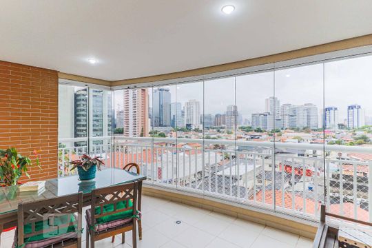 Varanda de apartamento para alugar com 3 quartos, 83m² em Chácara Santo Antônio (zona Sul), São Paulo