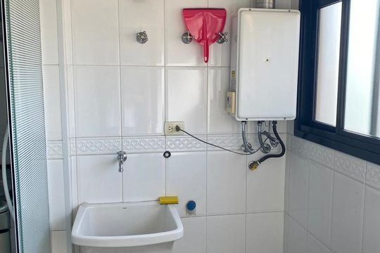 Área de Serviço de apartamento à venda com 3 quartos, 104m² em Vila Pereira Barreto, São Paulo