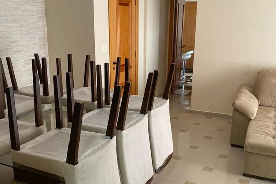 Sala de apartamento à venda com 3 quartos, 104m² em Vila Pereira Barreto, São Paulo