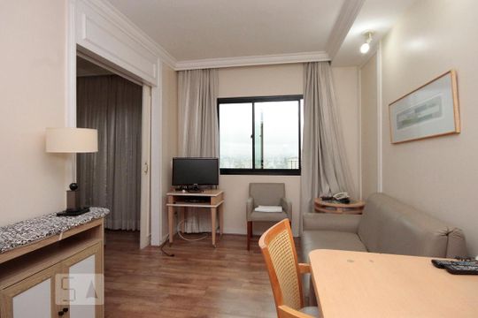 Sala de apartamento à venda com 1 quarto, 30m² em Jardim Paulista, São Paulo