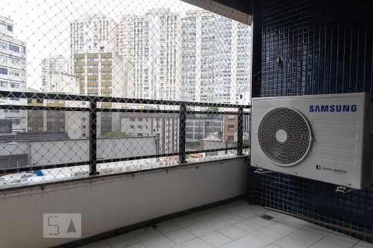 Varanda de apartamento para alugar com 1 quarto, 46m² em Bela Vista, São Paulo