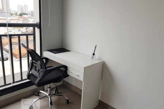 Sacada de kitnet/studio para alugar com 1 quarto, 29m² em Bom Retiro, São Paulo
