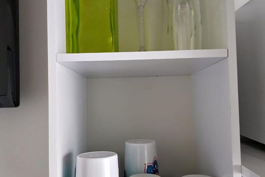 Detalhe cozinha de kitnet/studio para alugar com 1 quarto, 29m² em Bom Retiro, São Paulo