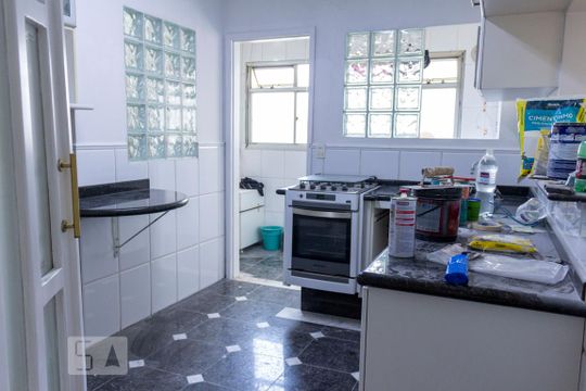 Cozinha de apartamento à venda com 3 quartos, 92m² em Vila Gumercindo, São Paulo