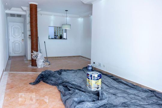 Sala de apartamento à venda com 3 quartos, 92m² em Vila Gumercindo, São Paulo