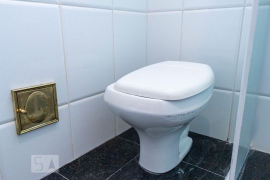 Banheiro da Suíte de apartamento à venda com 3 quartos, 92m² em Vila Gumercindo, São Paulo