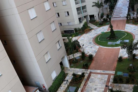 Vista do Quarto 2 de apartamento à venda com 2 quartos, 68m² em Jardim Henriqueta, Taboão da Serra