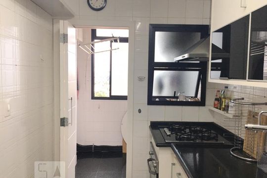 cozinha de apartamento à venda com 2 quartos, 86m² em Jardim Londrina, São Paulo