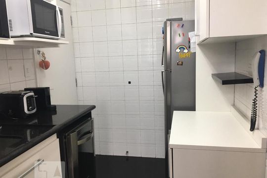 cozinha de apartamento à venda com 2 quartos, 86m² em Jardim Londrina, São Paulo
