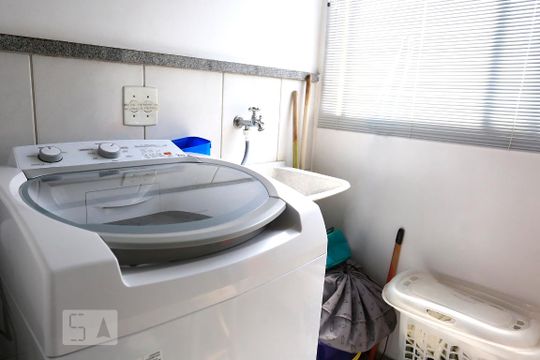 Área de Serviço de apartamento à venda com 3 quartos, 65m² em Paraisópolis, São Paulo