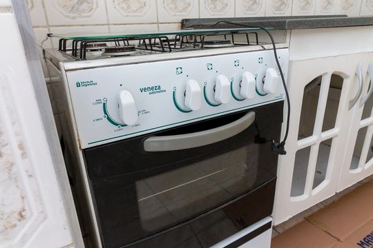Cozinha - fogão de kitnet/studio para alugar com 1 quarto, 35m² em Centro, Guarulhos