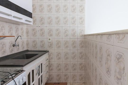 Cozinha de kitnet/studio para alugar com 1 quarto, 35m² em Centro, Guarulhos