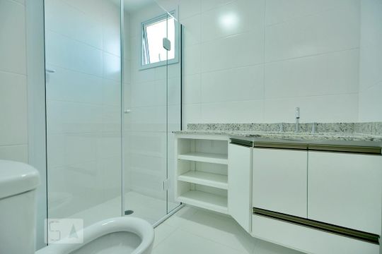 Banheiro da Suíte de apartamento à venda com 3 quartos, 103m² em Água Branca, São Paulo
