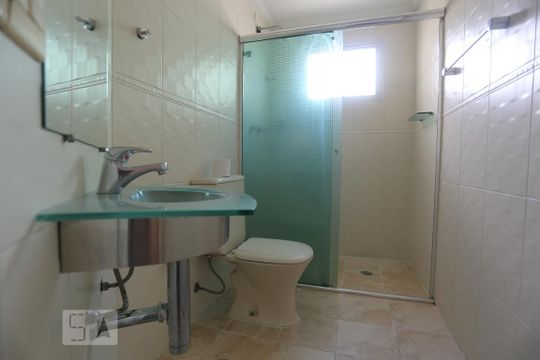 Banheiro de apartamento para alugar com 3 quartos, 110m² em Vila Indiana, São Paulo
