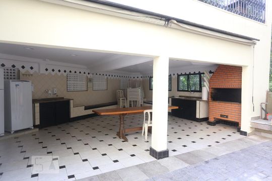 Área comum - Churrasqueira de apartamento para alugar com 3 quartos, 110m² em Vila Indiana, São Paulo