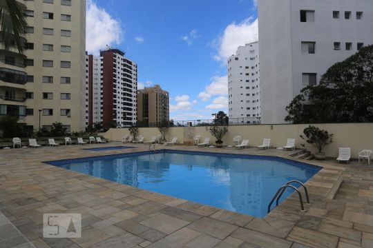 Área comum - Piscina de apartamento para alugar com 3 quartos, 110m² em Vila Indiana, São Paulo