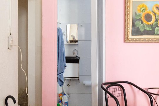 Sala de apartamento para alugar com 1 quarto, 55m² em República, São Paulo