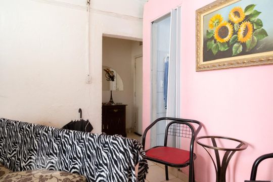 Sala de apartamento para alugar com 1 quarto, 55m² em República, São Paulo