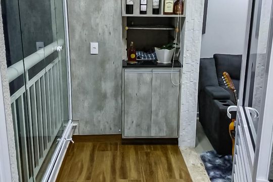 Varanda de apartamento à venda com 2 quartos, 60m² em Jardim das Vertentes, São Paulo