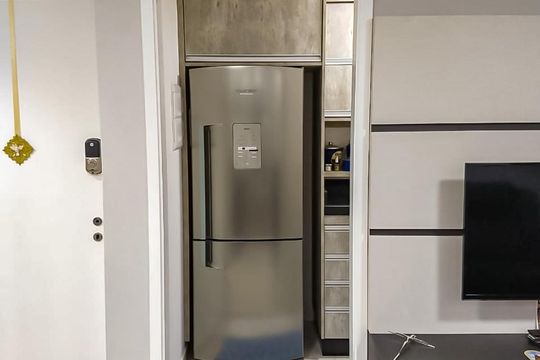 Sala de apartamento à venda com 2 quartos, 60m² em Jardim das Vertentes, São Paulo