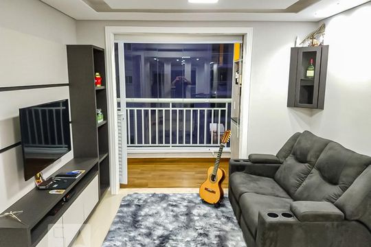 Sala de apartamento à venda com 2 quartos, 60m² em Jardim das Vertentes, São Paulo