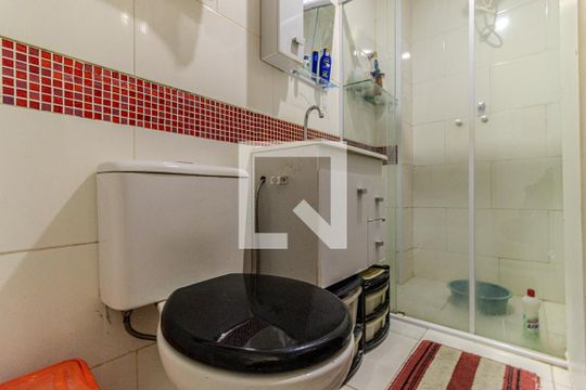Banheiro de kitnet/studio à venda com 1 quarto, 28m² em Vila Buarque, São Paulo