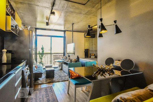 Studio de kitnet/studio à venda com 1 quarto, 35m² em Santo Amaro, São Paulo