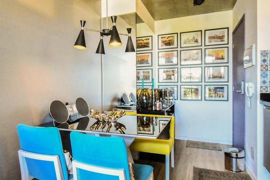 Sala de Jantar de kitnet/studio à venda com 1 quarto, 35m² em Santo Amaro, São Paulo