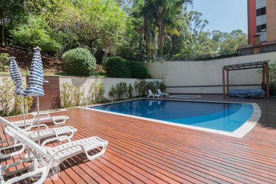 Piscina de apartamento à venda com 3 quartos, 74m² em Vila Andrade, São Paulo