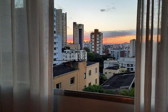 Vista do Quarto de apartamento à venda com 2 quartos, 55m² em Vila Pompéia, São Paulo