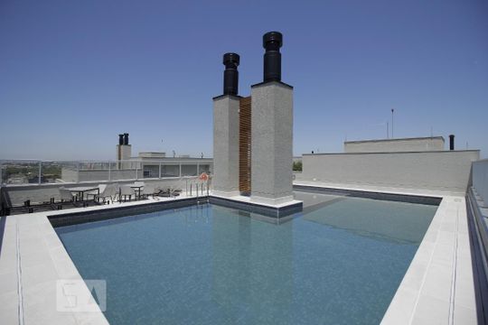Área comum - Piscina de kitnet/studio à venda com 1 quarto, 40m² em Nossa Senhora das Gracas, Canoas